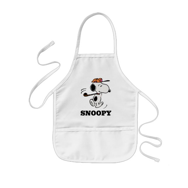 Tablier Enfant cacahuètes | Snoopy Golf Swing (Devant)