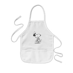 Tablier Enfant cacahuètes   Snoopy Happy Dance