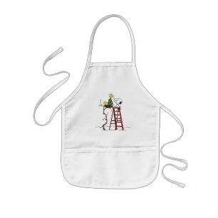 Tablier Enfant cacahuètes Snoopy & Woodstock Arbre de Noël