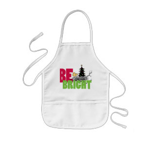 Tablier Enfant cacahuètes   Woodstock Noël Soyez brillant