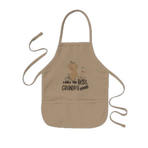 Tablier Enfant Cadeau pour petit-fils Ours & Lapin Meilleur Grand