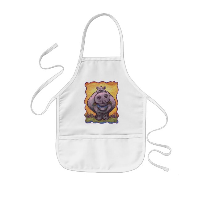 Tablier Enfant Cadeaux et accessoires Hippopotamus (Devant)