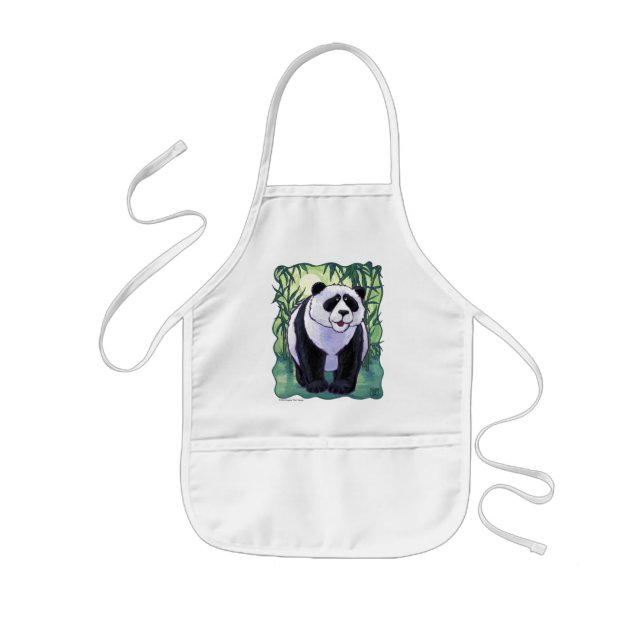 Tablier Enfant Cadeaux et accessoires pour ours Panda (Devant)