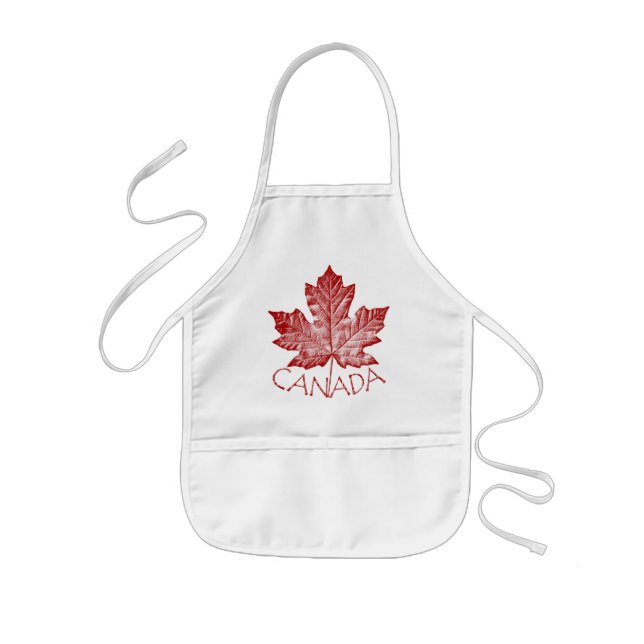 Tablier Enfant Canada Souvenir Apron Canada Maple Leaf Souvenir (Devant)