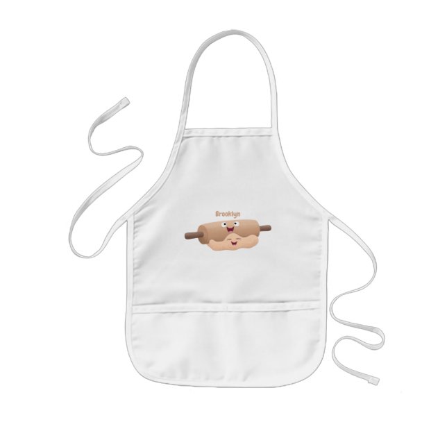 Tablier Enfant Caricature à pâte molle et à pâte molle (Devant)