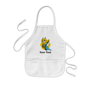 Tablier Enfant Caricature personnalisée Superhero bee