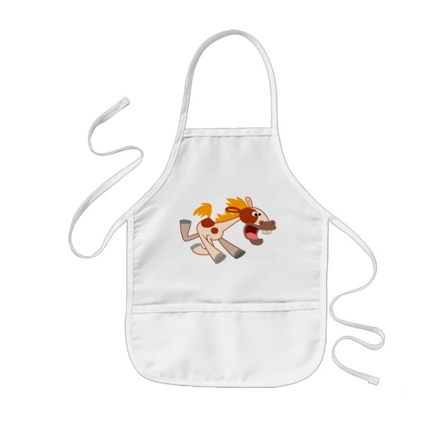 Tablier Enfant Cartoon animé Pinto Horse Apron (Devant)