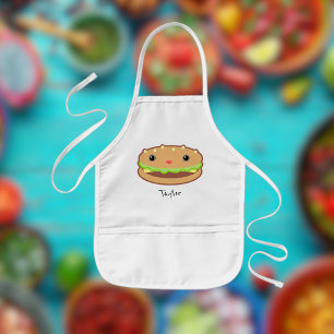 Tablier Enfant Cartoon Cute Cheeseburger