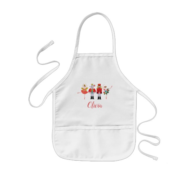 Tablier Enfant Casse-Noisette Ballet d'Hiver (Devant)