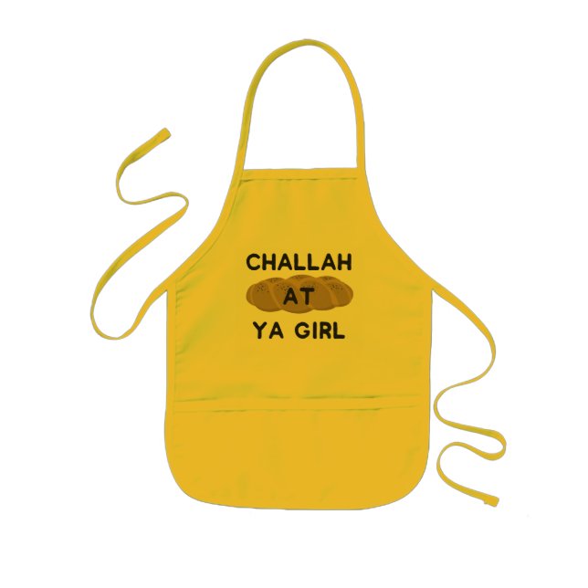 Tablier Enfant Challah À Ya Girl Kids Apron (Devant)