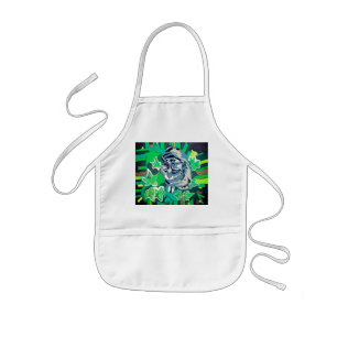 Tablier Enfant Chat dans le jardin
