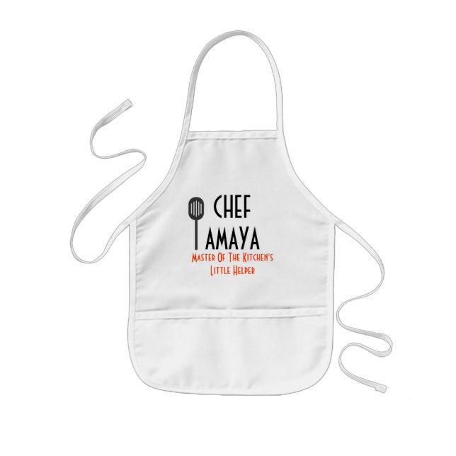 Tablier Enfant Chef Apron - Petit assistant (Devant)
