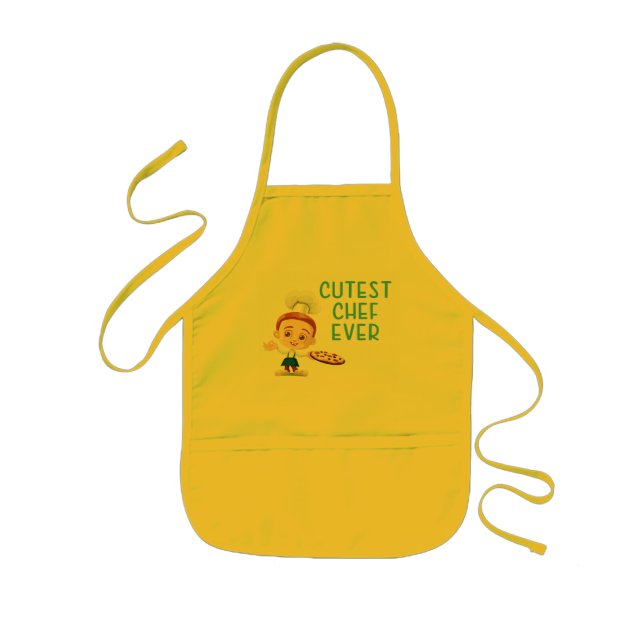 Tablier Enfant Chef Cutest Jamais Garçons Apron (Devant)