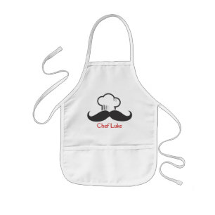 Tablier Enfant Chef enfant Mustache Apron