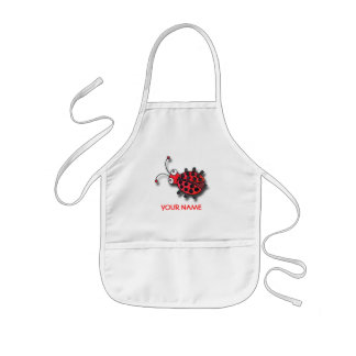 Tablier Enfant Chemise de peinture de coccinelle !