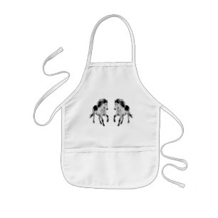 Tablier Enfant Cheval islandais en mouvement