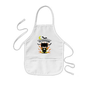 Tablier Enfant Chibi Batman Batcycle