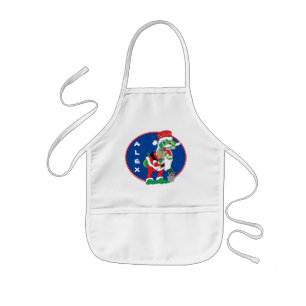 Tablier Enfant Christmas Kids Apron TySANTAsaurus Rex