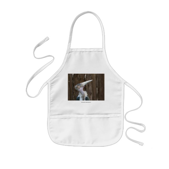 Tablier Enfant Cigogne marabou (Devant)