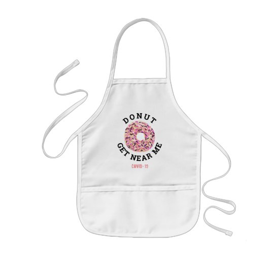 Tablier Enfant Citation Amusante De Donut Cote De La Distraction Zazzle Fr