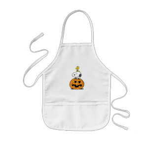 Tablier Enfant Citrouille Snoopy & Woodstock
