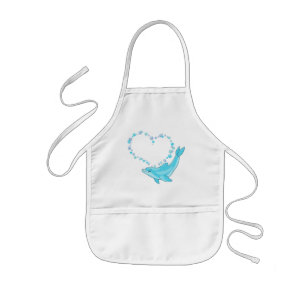 Tablier Enfant Coeur de dauphin