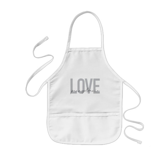 Tablier Enfant Conception cool, simple et moderne J'aime Pennsylv (Devant)