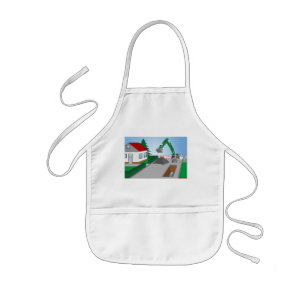 Tablier Enfant Construction de canal