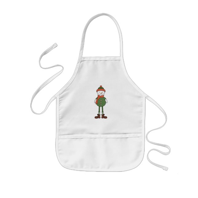 Tablier Enfant Cool Snowman (Devant)