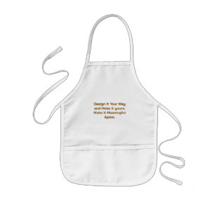 Tablier Enfant Créez votre personnalisation 20"l x 15"l
