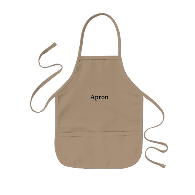 Tablier Enfant Créez Votre Propre Design Simple (Devant)