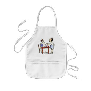 Tablier Enfant cuisson avec des enfants
