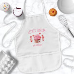 Tablier Enfant Cuisson personnalisée à gâteau Little Baker<br><div class="desc">Inspirer les jeunes chefs avec cet adorable tablier personnalisé pour enfants, parfait pour les petits boulangers qui aiment les cupcakes ! Doté d'un design amusant de cupcake et personnalisable avec le nom de votre enfant, cet tablier est idéal pour la cuisson, la cuisine et les jeux de cuisine. Un cadeau...</div>