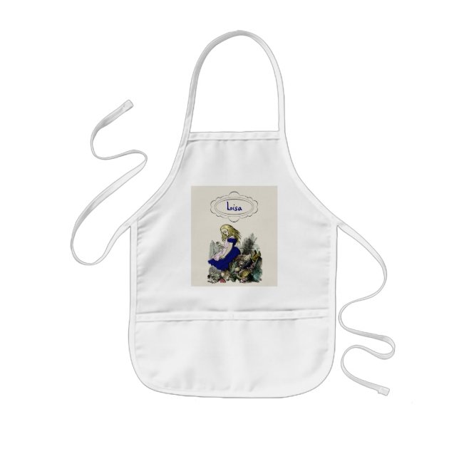 Tablier Enfant Curieux Alice ~ Apron Wonderland (Devant)