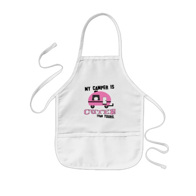 Tablier Enfant Cute BBQ Camping Apron pour enfants (Devant)