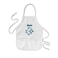 Cute Blue Shark Fish Kids