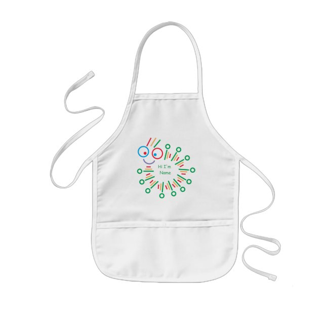Tablier Enfant Cute Caterpillar (Devant)