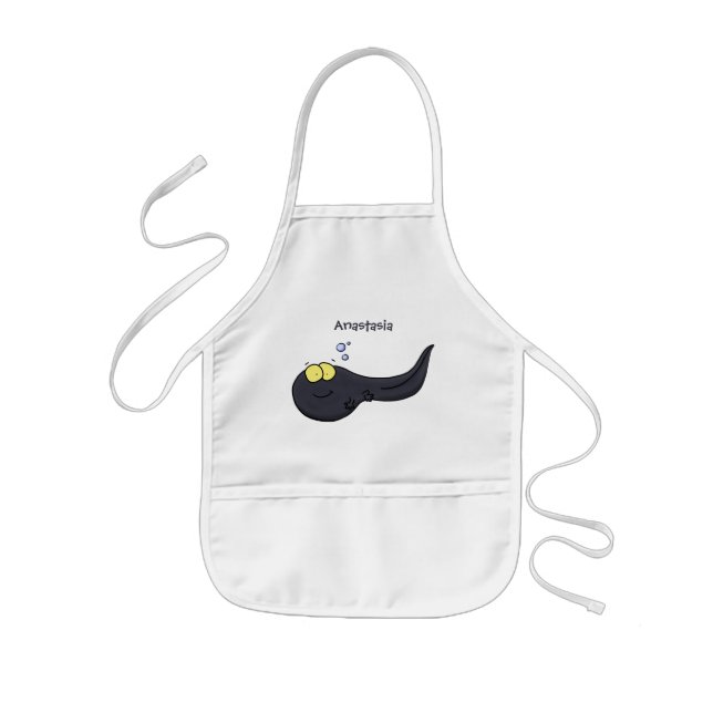 Tablier Enfant Cute fun tadpole cartoon illustration (Devant)