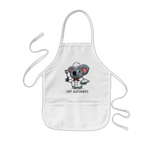 Tablier Enfant Cute Koala Chef Personnalise L'Apron Pour Enfants