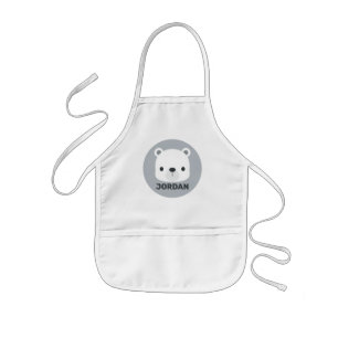 Tablier Enfant Cute Little Polar Bear