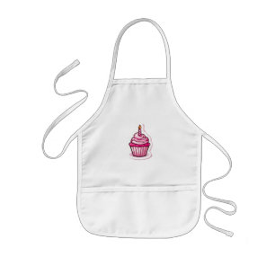 Tablier Enfant Cute Pink Cupcake Apron