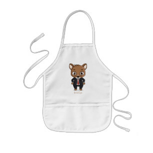 Tablier Enfant Cute rat cartoon illustration