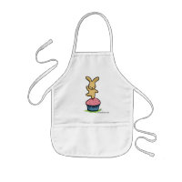 Danse de lapin sur un petit gâteau