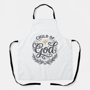 Tablier Enfant de Dieu Design de T-Shirt Gravure Vintage_1