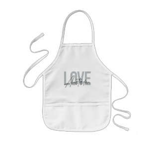 Tablier Enfant Design moderne, simple, chic, cool Love Amsterdam