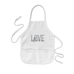 Tablier Enfant Design urbain, moderne, simple, cool Love Illinois