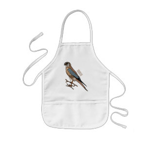 Tablier Enfant dessin animé d'oiseau-kestrel américain