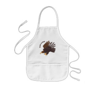 Tablier Enfant dessin humoristique d'aigle royal