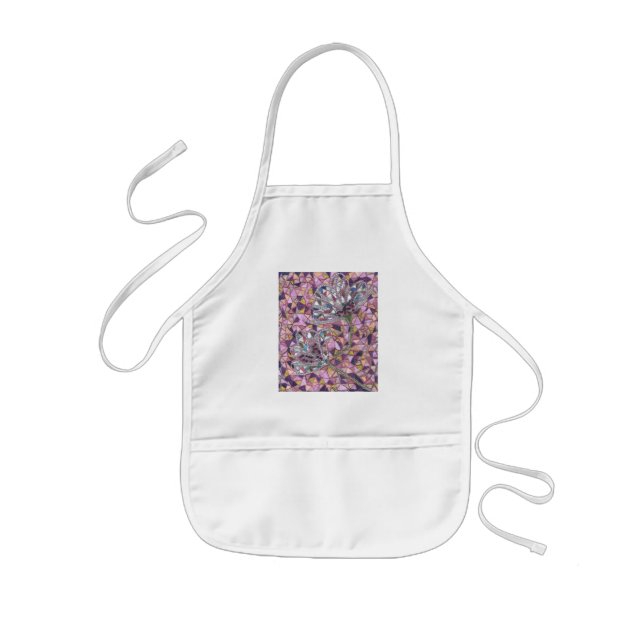 Tablier Enfant Deux fleurs (Devant)