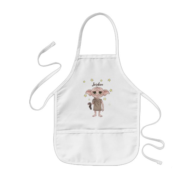 Tablier Enfant Dobby aquarelle Personnage Art (Devant)